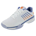 Men's Hypercourt Express 2 Wide Court Shoes Lucent White and Infinity