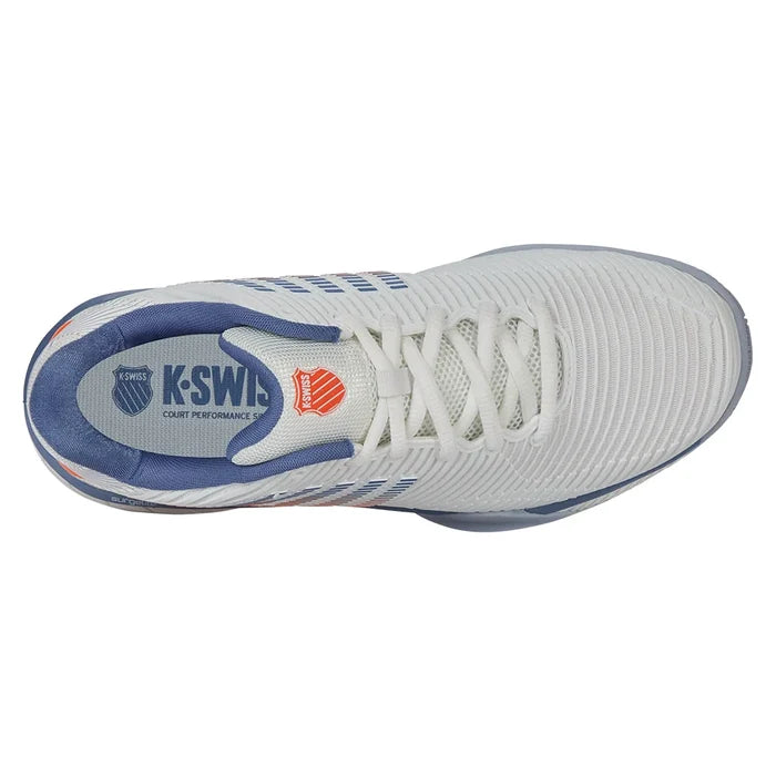 Men's Hypercourt Express 2 Wide Court Shoes Lucent White and Infinity
