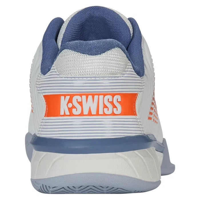 Men's Hypercourt Express 2 Wide Court Shoes Lucent White and Infinity