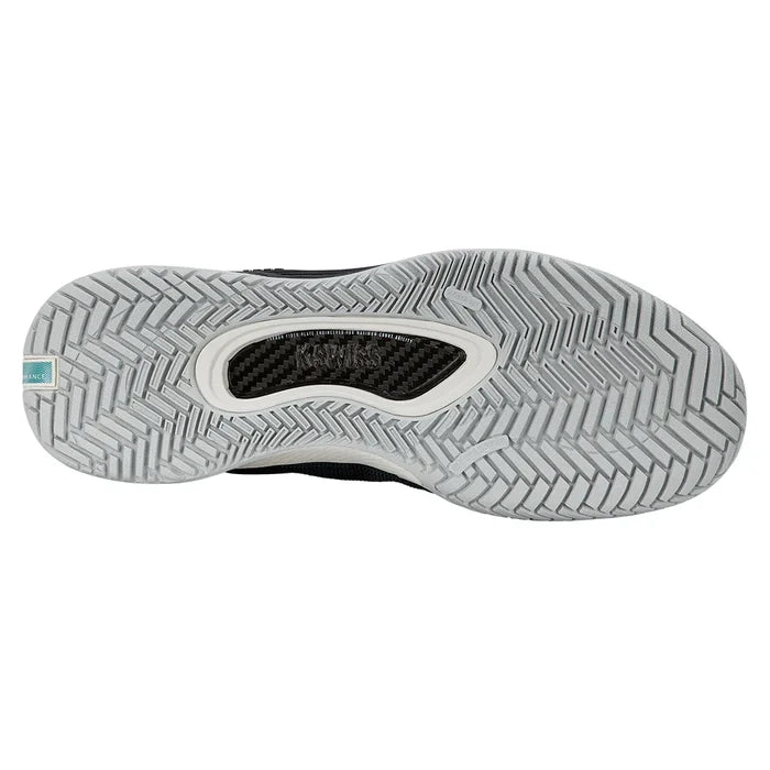 Men's Hypercourt Pinnacle Tennis Shoes Carbon and Blanc de Blanc,Footwear,K-Swiss,,,Tennis Express,04432-031-6