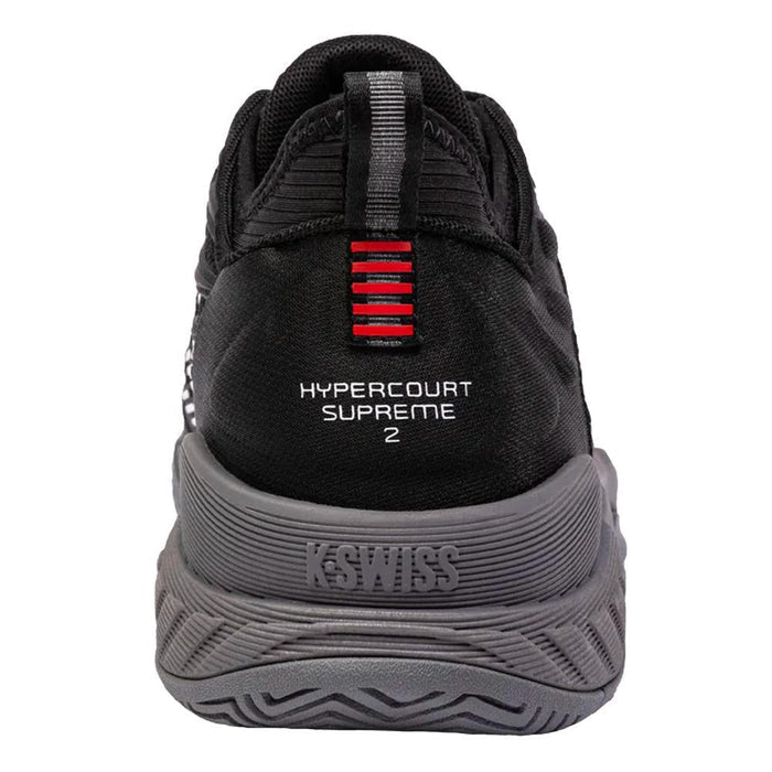 Men's Hypercourt Supreme 2 Shoes Black and Steel Gray