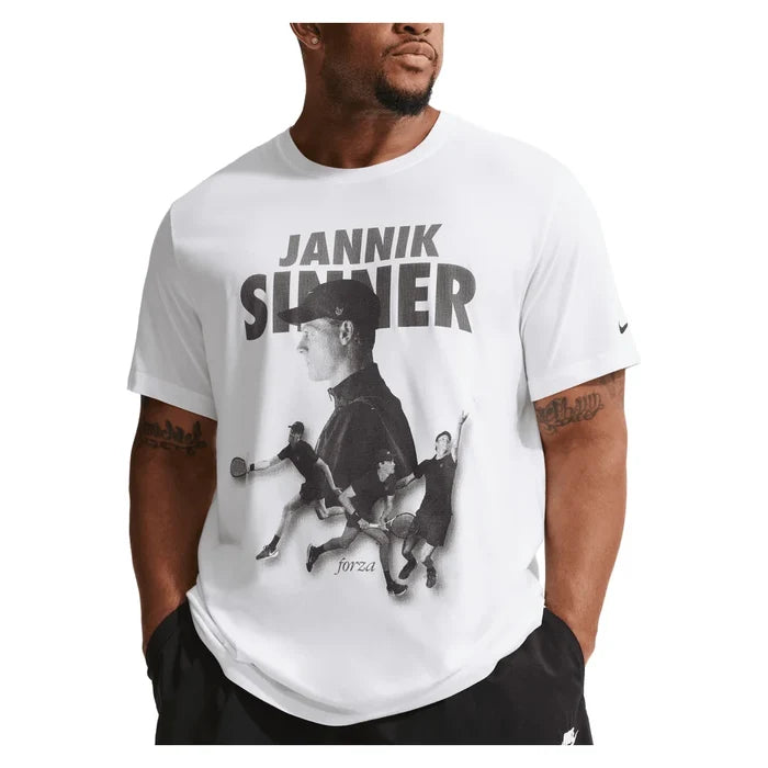 Men's Jannik Sinner Court Dri-FIT Graphic T-Shirt, Nike, Pickleball Express, IZ2725-H26-5