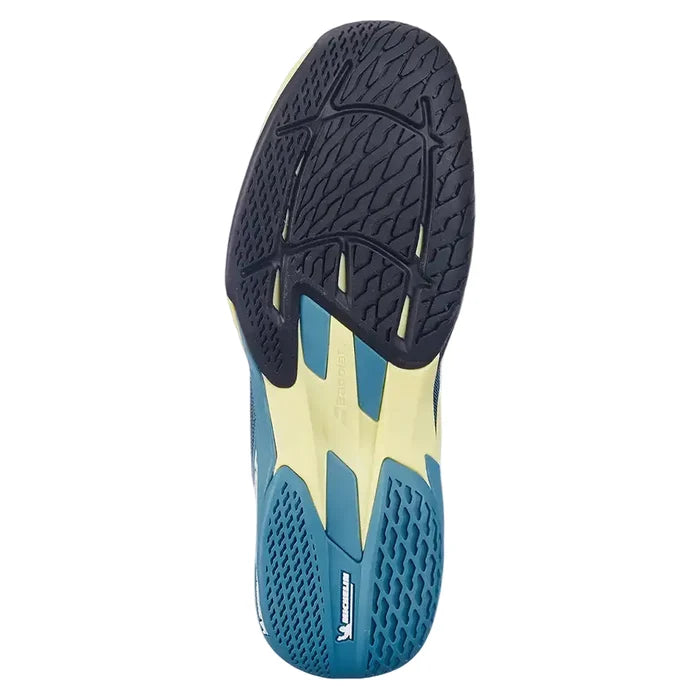 Men's Jet Mach 4 All Court Shoes Blue and Lime Yellow