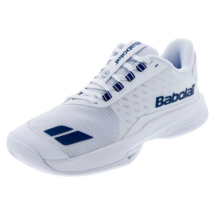 Men's Jet Tere 2 All Court WIM Court Shoes White and Blue Navy