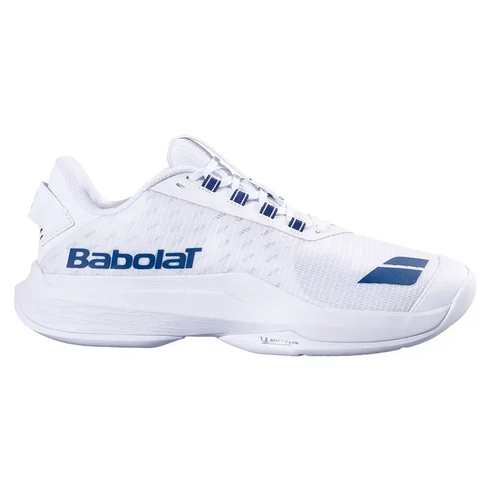 Men's Jet Tere 2 All Court WIM Court Shoes White and Blue Navy