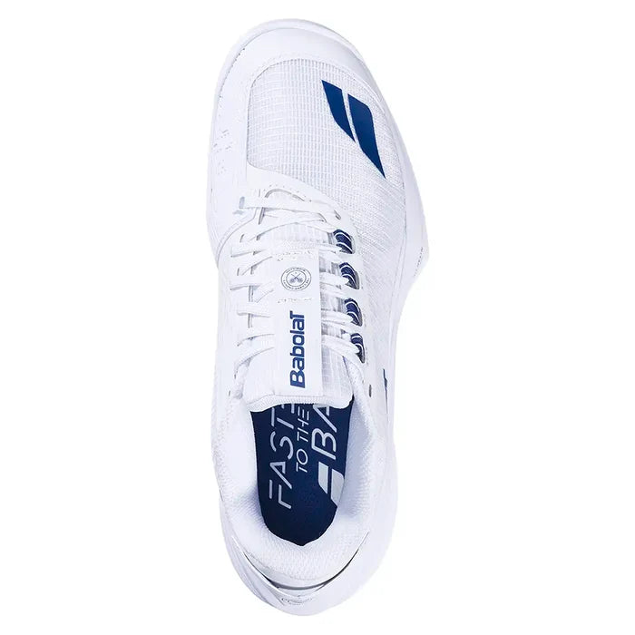 Men's Jet Tere 2 All Court WIM Court Shoes White and Blue Navy