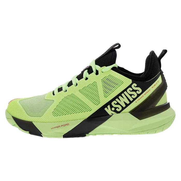 Men's K-Frame Speed Rublo Shoes Soft Neon Green and Black