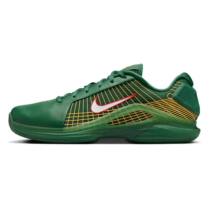 Men's London Zoom Vapor 12 Hypersmash Court Shoes Gorge Green and White