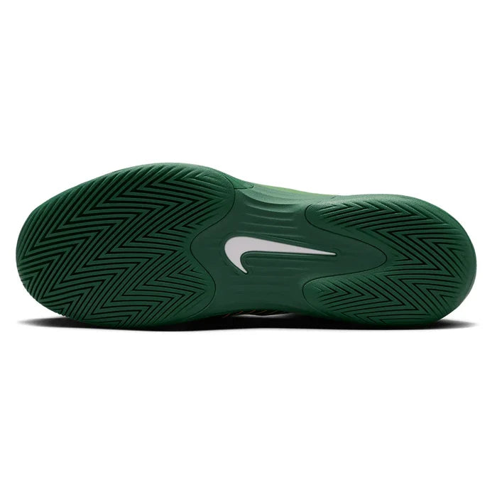 Men's London Zoom Vapor 12 Hypersmash Court Shoes Gorge Green and White