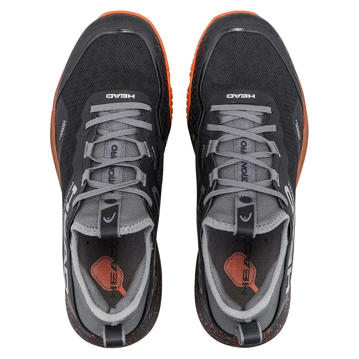 Men's Motion Pro Pickleball Shoes Black and Orange-Footwear-Head-273736BKOR-3-Tennis Express
