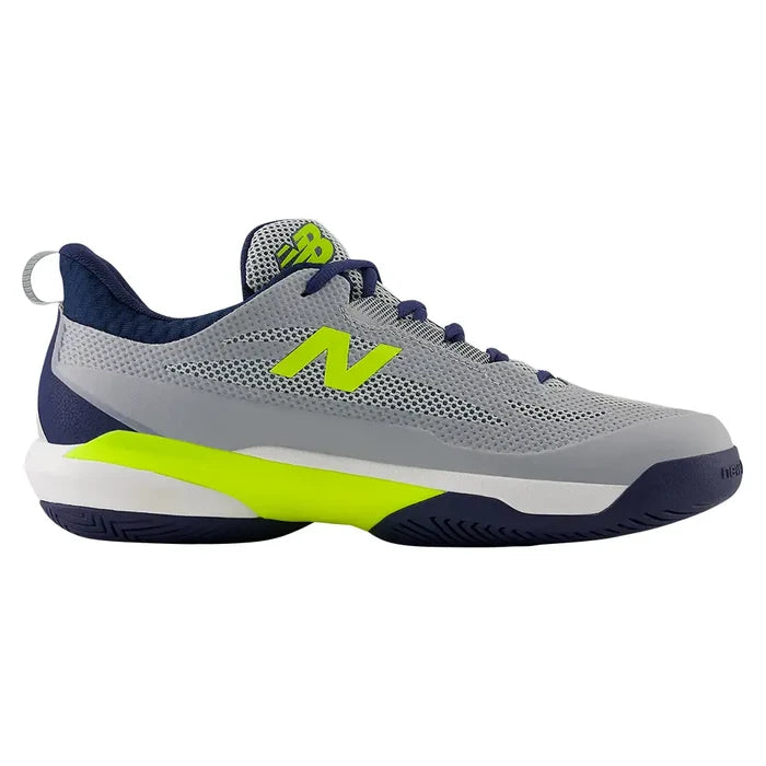 Men's NetRush PKL 2E Width Pickleball Shoes Light Zinc Blue and Navy