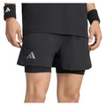 Men's New York 7 Inch Short and Tight Set Maroon