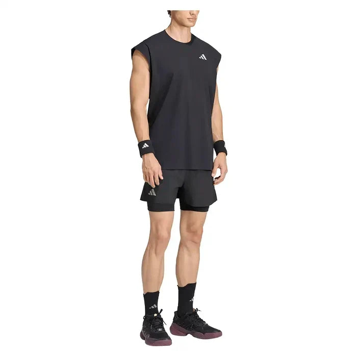 Men's New York 7 Inch Short and Tight Set Maroon