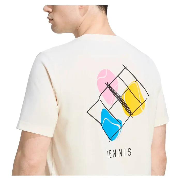 Men's New York Graphic Top Cream White