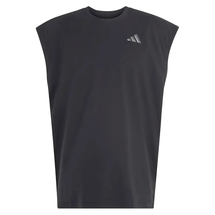 Men's New York Oversized Sleeveless Top Black
