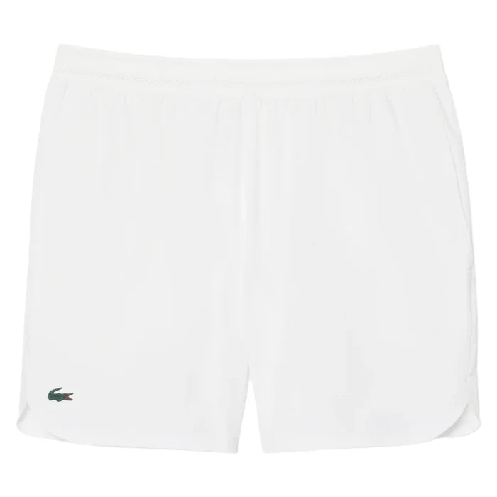 Men's Novak Djokovic 7 Inch Tennis Short Flour, Lacoste, Flour, Tennis Express, GH0922-70VF26-FLOUR-1