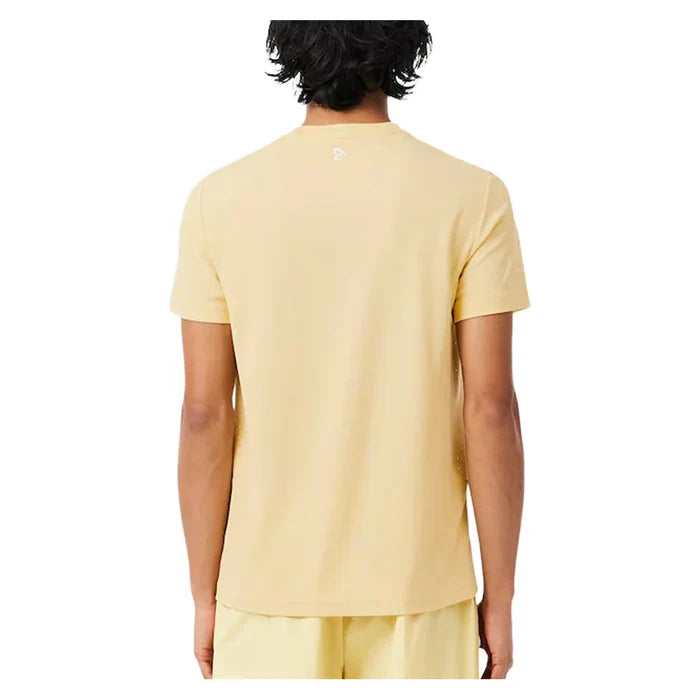 Men's Novak Djokovic Tennis T-Shirt Soya-Apparel-Lacoste-TH9973-ZCM-1-Tennis Express