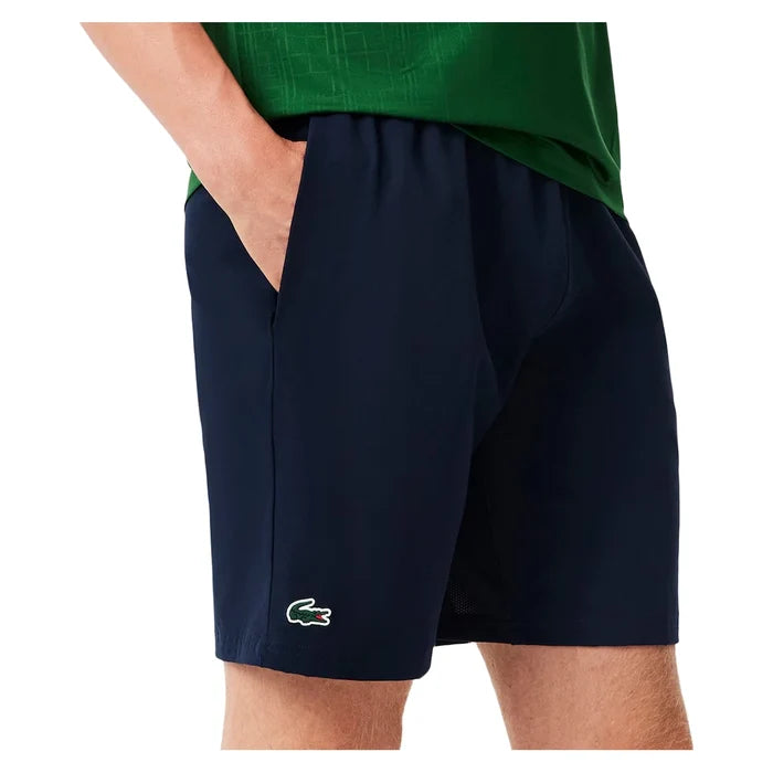 Men's Novak Djokovic Tennis Short Navy Blue and White