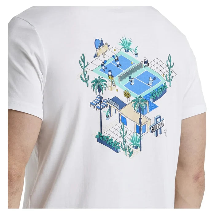 Men's Paddle DBL Graphic Tee Bright White