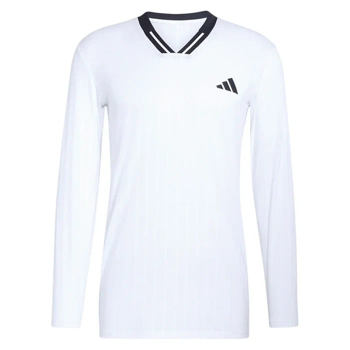 Men's Paris Longsleeve WOW Top White