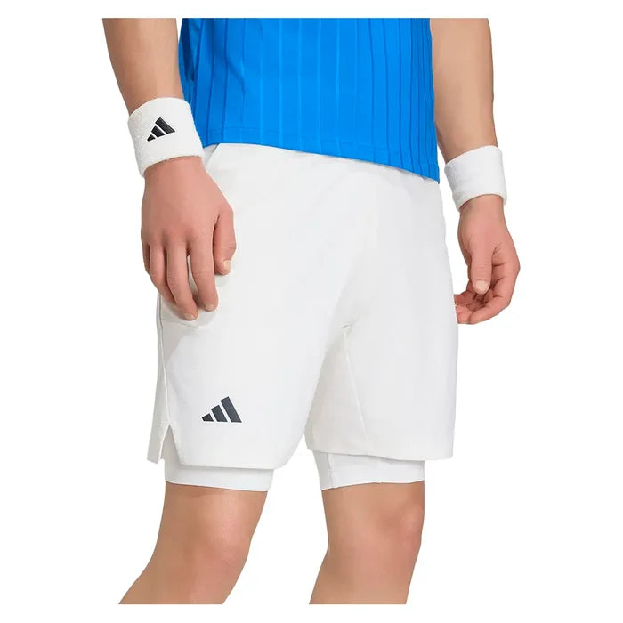 Men's Paris Shorts Set White