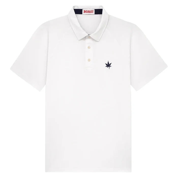 Men's Performance Raglan Polo White