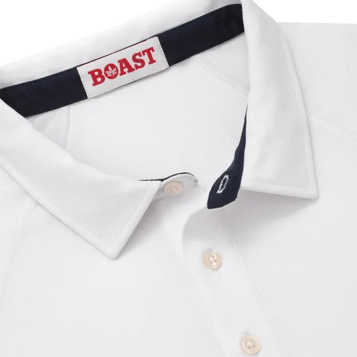 Men's Performance Raglan Polo White