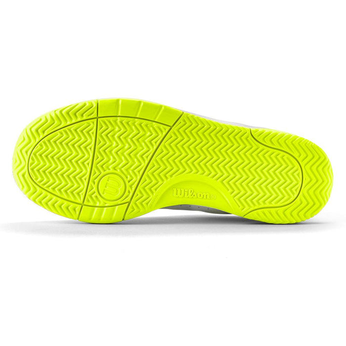Men's Pickle Pro Pickleball Shoes White and Safety Yellow