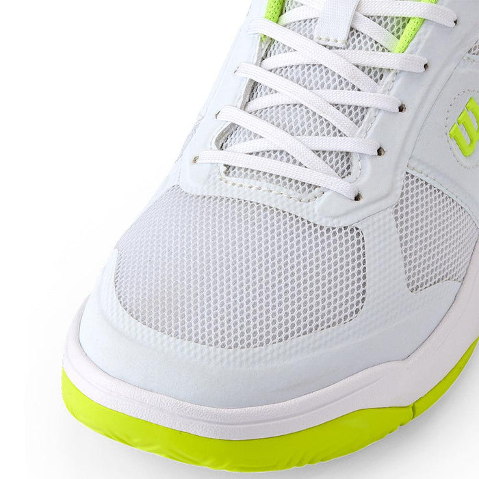 Men's Pickle Pro Pickleball Shoes White and Safety Yellow