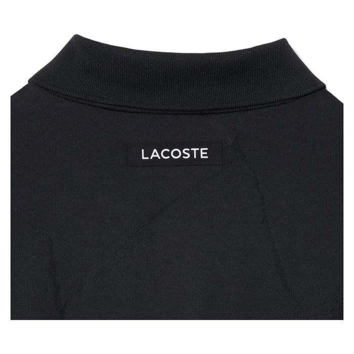 Men's Players Polo Black, Lacoste, Pickleball Express, DH6745-031F26-2