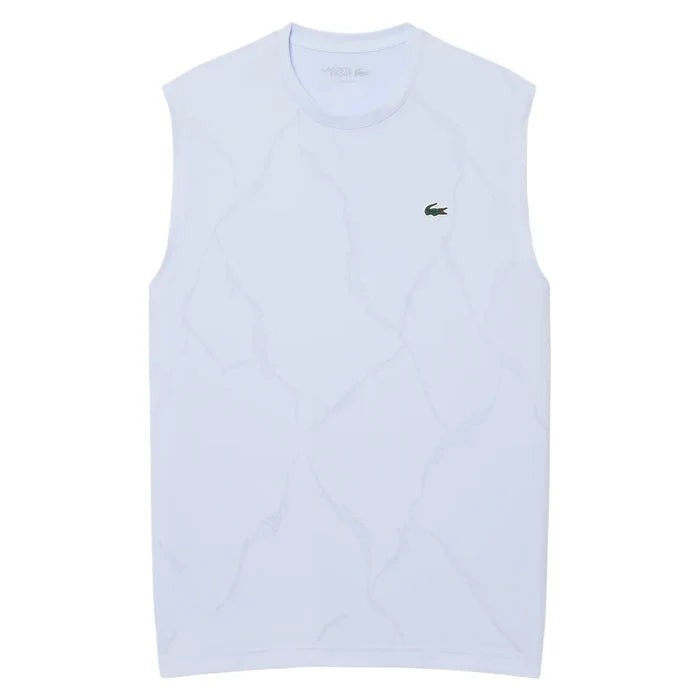 Men's Players Sleeveless Tee Rill, Lacoste, Rill, Pickleball Express, TH1124-T01F26-RILL-1