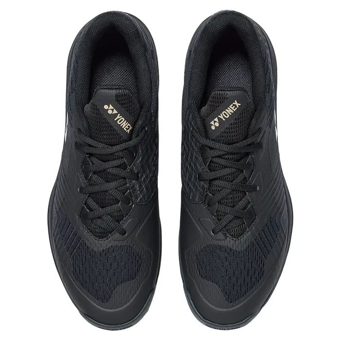 Men's Power Cushion SONICAGE Court Shoes Black and Mocha Gray