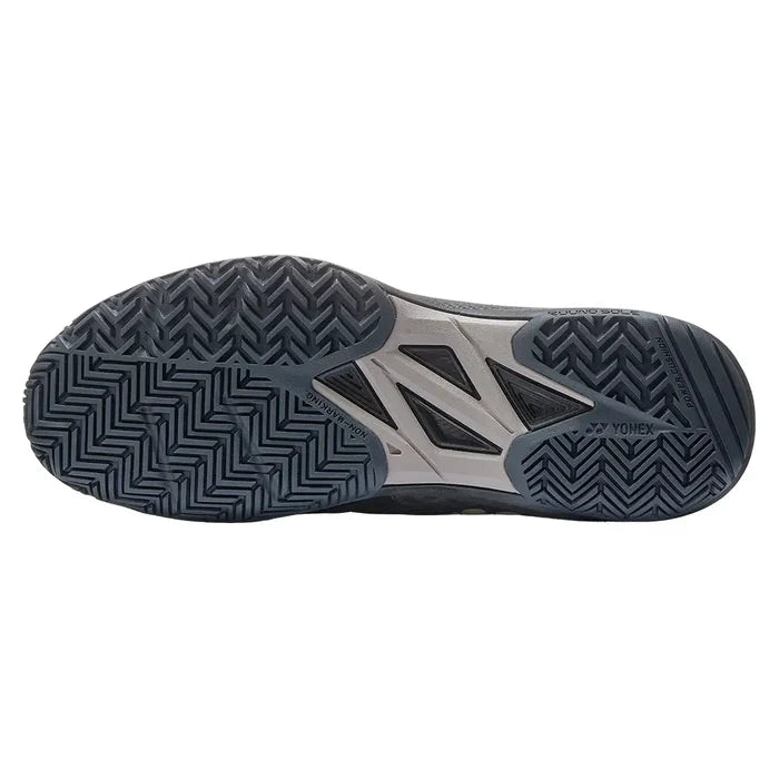 Men's Power Cushion SONICAGE Court Shoes Black and Mocha Gray