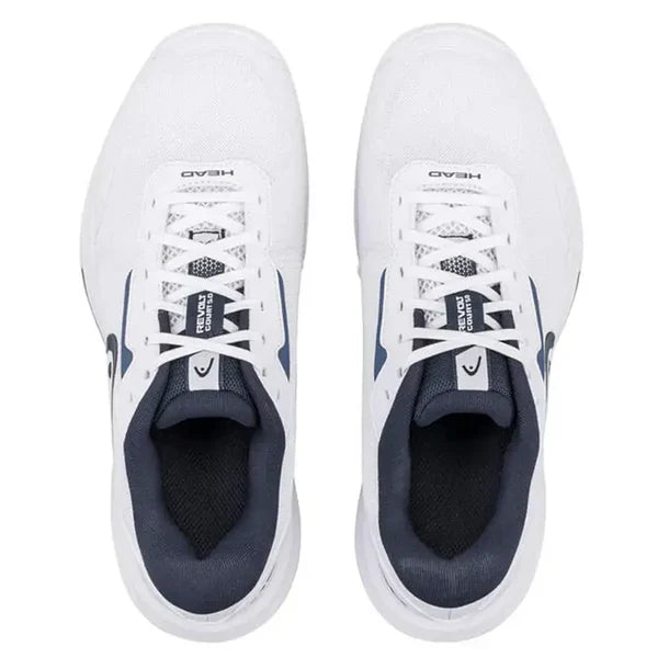 Men's Revolt Court 5.0 Shoes White and Blueberry