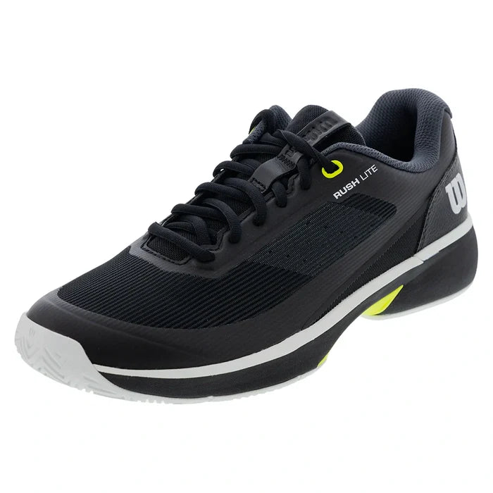 Men's Rush Lite 5 Court Shoes Black and White