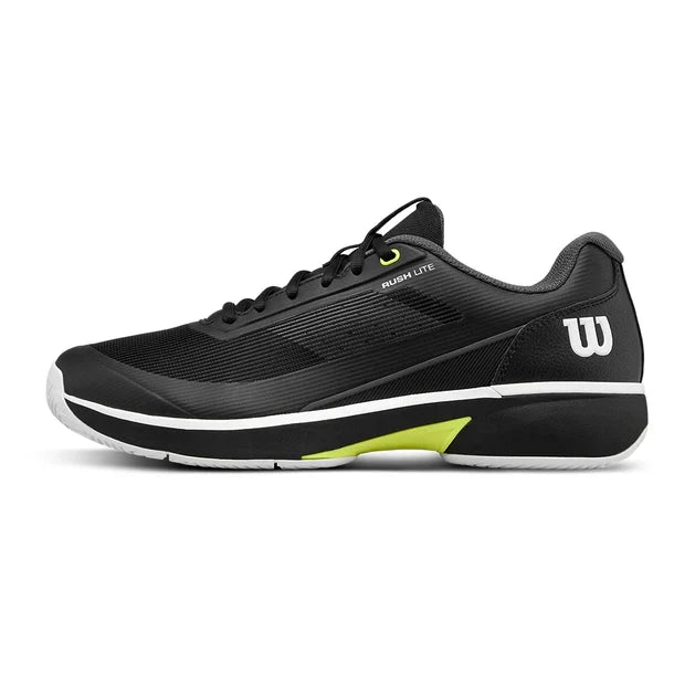 Men's Rush Lite 5 Court Shoes Black and White