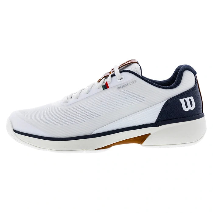 Men's Rush Lite 5 Court Shoes White and Navy Blazer