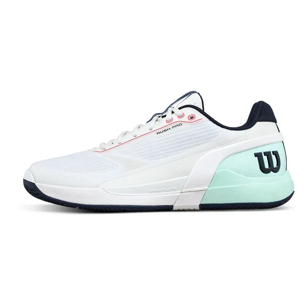 Men's Rush Pro 5 Shoes White and Bay