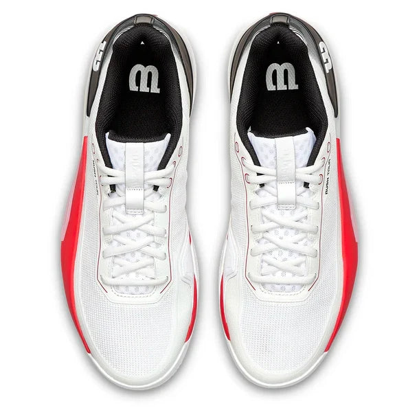 Men's Rush Tour 5 Court Shoes White and Black