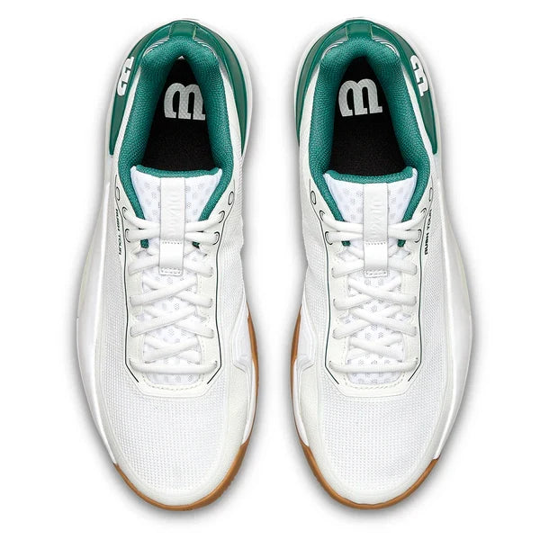 Men's Rush Tour 5 Court Shoes White and Evergreen