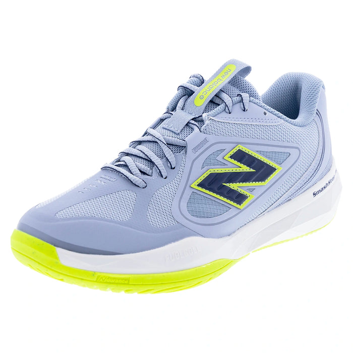 Men's SmashStep PKL D Width Pickleball Shoes Zinc Blue and Navy
