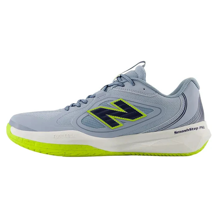 Men's SmashStep PKL D Width Pickleball Shoes Zinc Blue and Navy