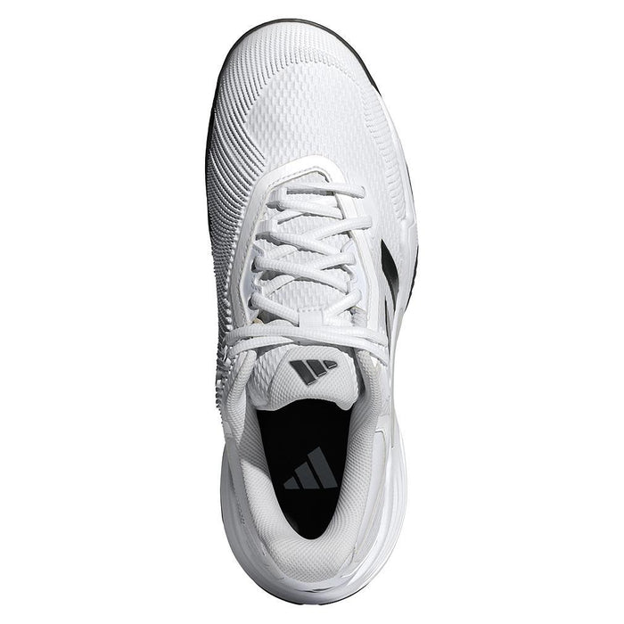 Mens Solematch Control 2 Shoes White and Black Blue Metallic