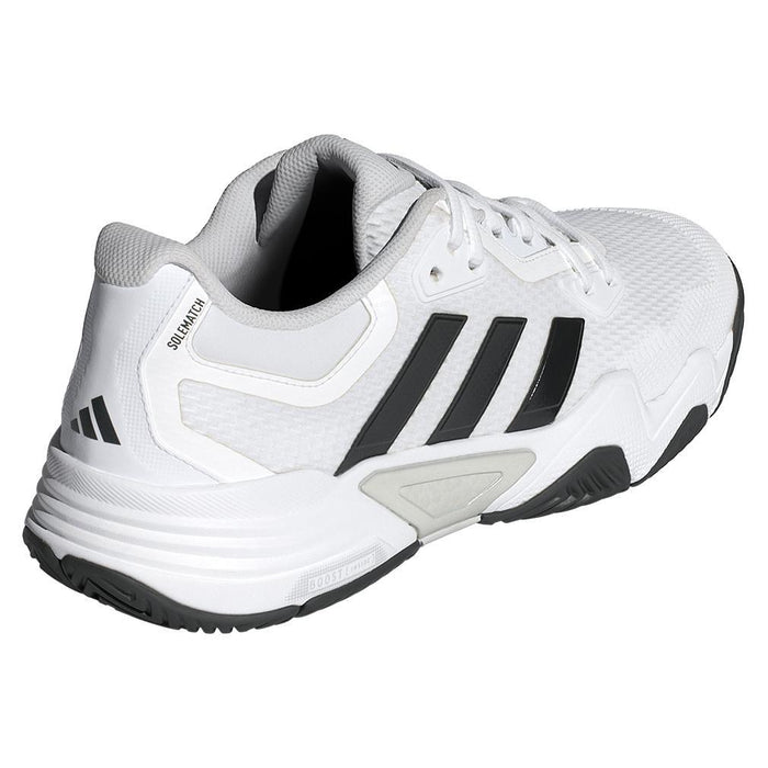 Mens Solematch Control 2 Shoes White and Black Blue Metallic