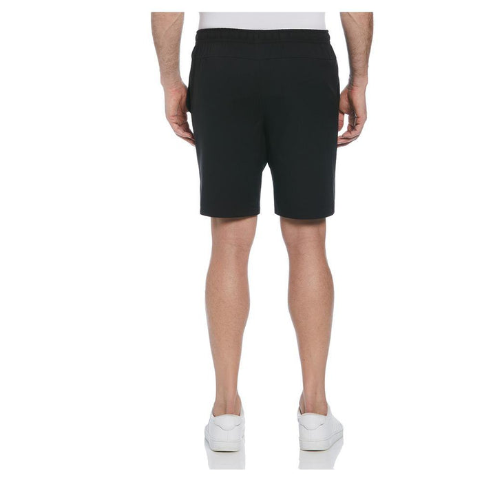 Men's Solid Athletic 9 Inch Short Caviar