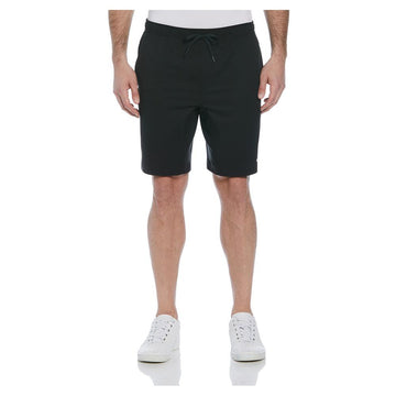 Men's Solid Athletic 9 Inch Short Caviar