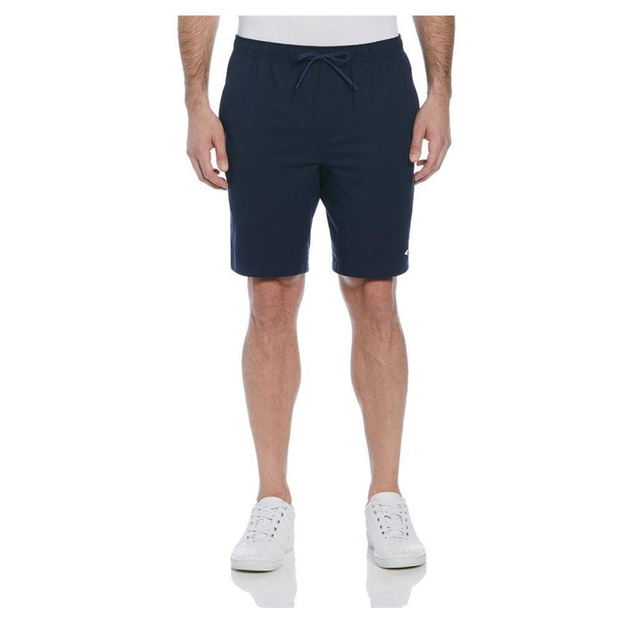 Men's Solid Athletic 9 Inch Short Peacoat
