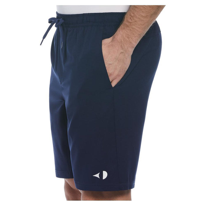 Men's Solid Athletic 9 Inch Short Peacoat
