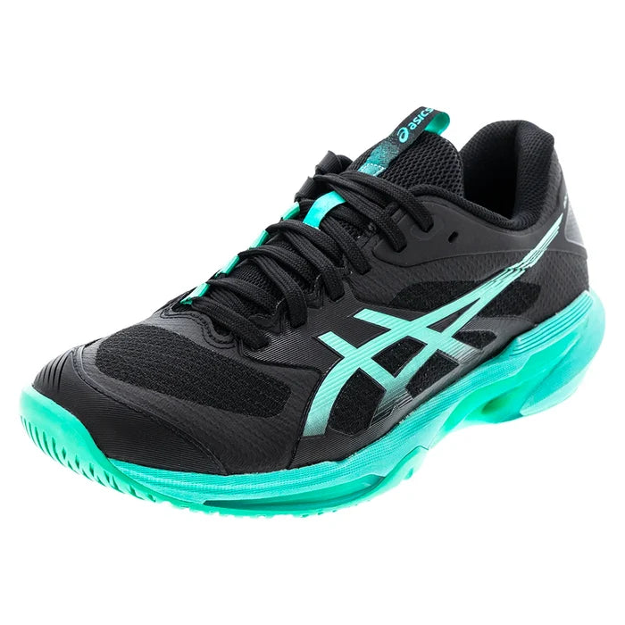 Men's Solution Speed FF 4 Shoes Black and Aurora Green