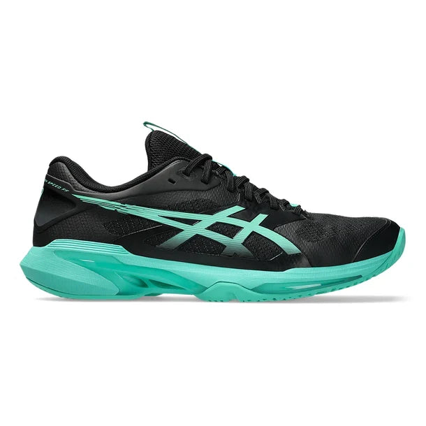 Men's Solution Speed FF 4 Shoes Black and Aurora Green